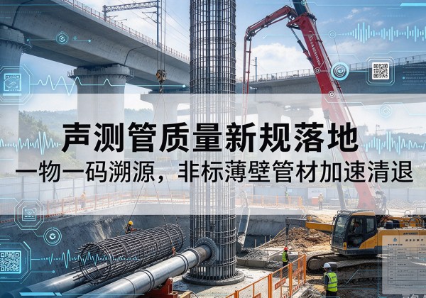 北关声测管质量新规落地，一物一码溯源，非标薄壁管材加速清退
