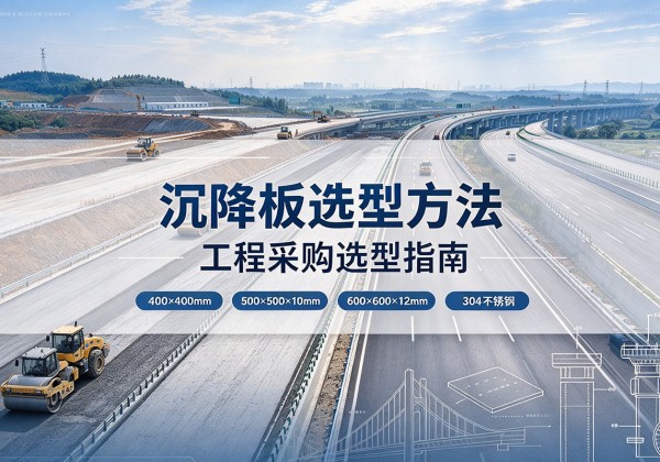 北关沉降板选择方法